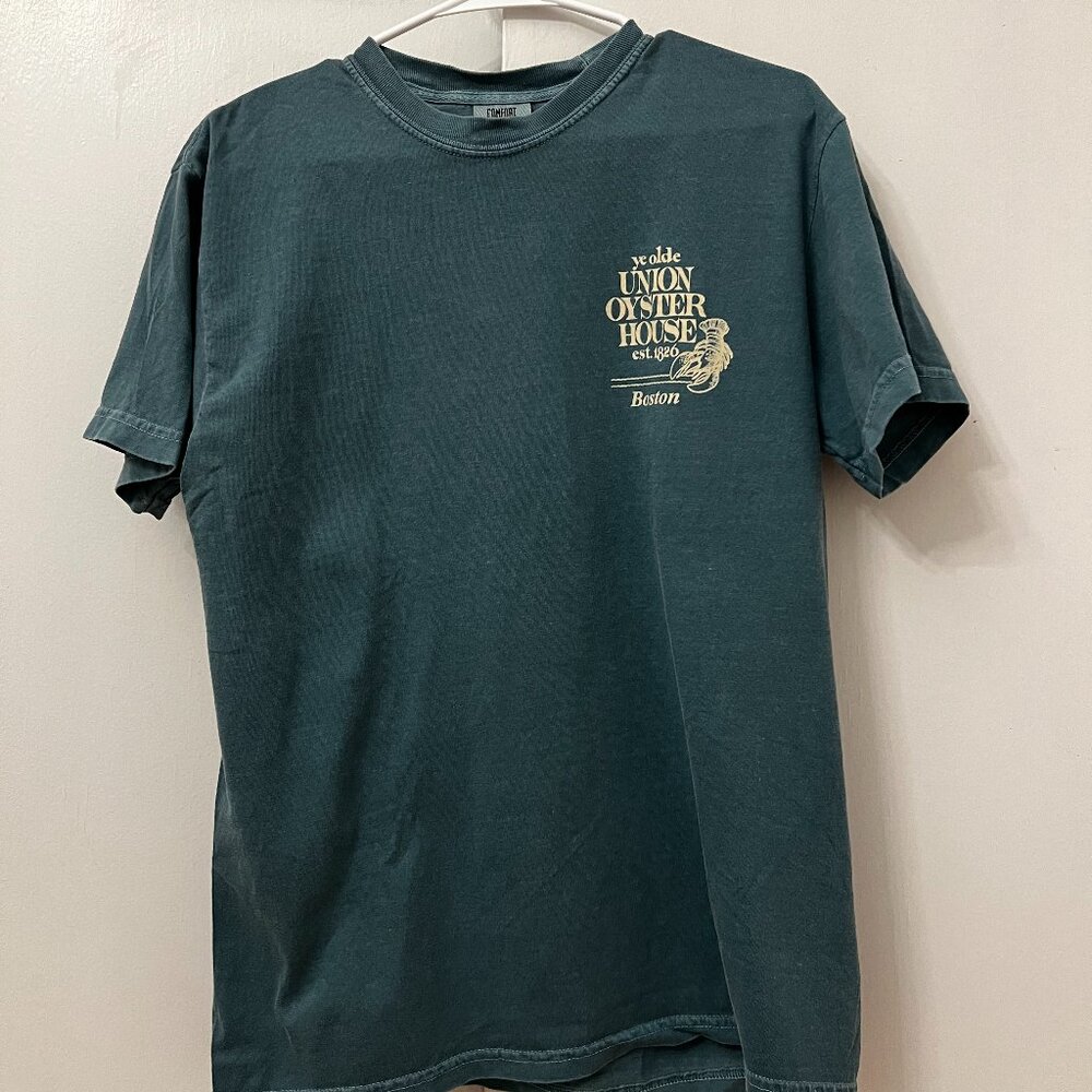 Union Oyster House TShirt Green Comfort Colors Size M Never Worn - Boston
